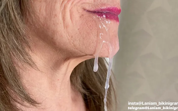 Ladyloveyoung60: Stepmom deepthroat cum in mouth drain balls fetish