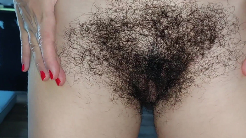 Amateur_MS: Amateur Wife Fingers Her Hairy Pussy. Hot Brunette Hairy Pussy,...