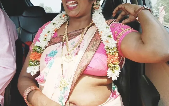 Telugu Honey Lips: Indian Car Sex Telugu Saree Housewife Car Journey for Fucking...