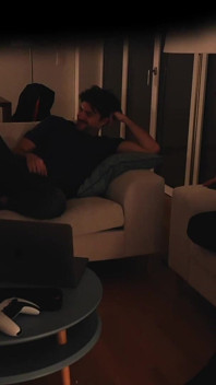 Straight Friend Jerks off with Gay Couple - Real Amateur