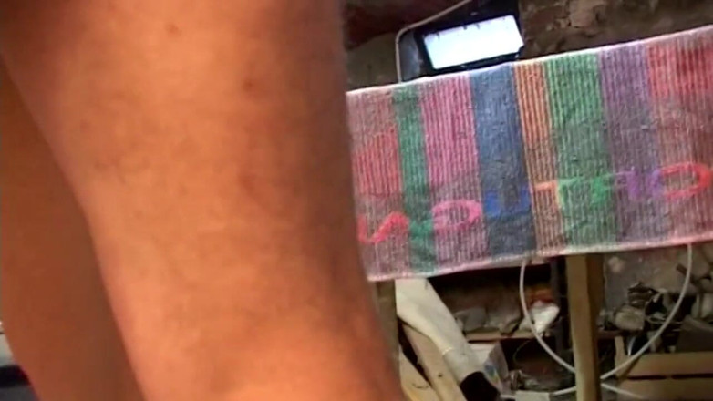Real Home Made: Beautiful blonde gangbanged by swingers