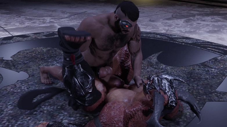 Taylor Breeder: Lujuriosa Kombat 3 - Escena De Shao Kahn XXX Kano