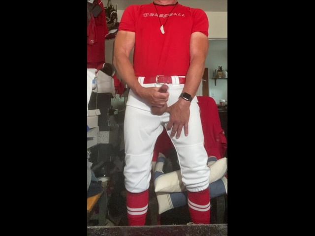 Jockdad87 Welcomes Opening Day in His Baseball Gear (JockDad87)