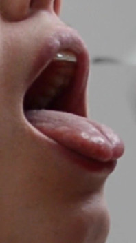 Her Tongue Pleads for Another Taste of Cum
