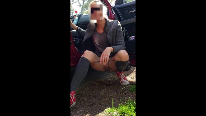 Fantasy Milf: Public Pee MILF