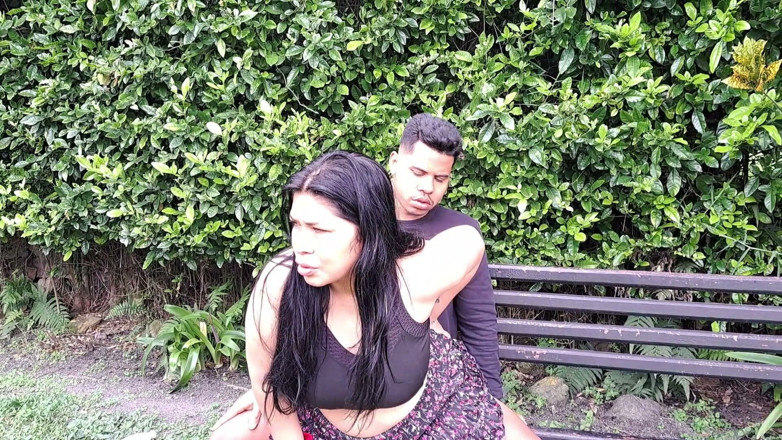 Jocelyn: Mature Big Ass Rides My Cock in the Park