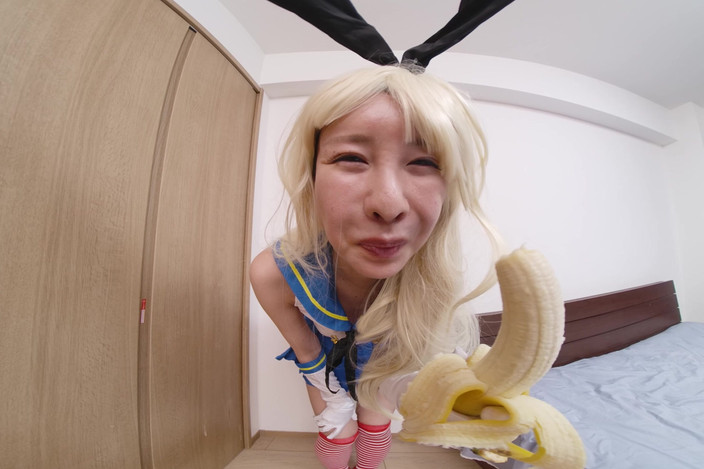 Hamezo: Chú thỏ hứng tình Akari Amamiya cần một loại chuối...