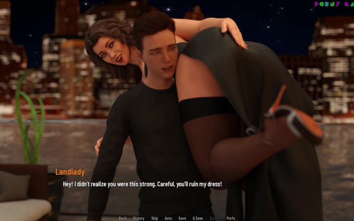 Porny Games: University Days by Greebo - Hotel Night with Stepmommy 9