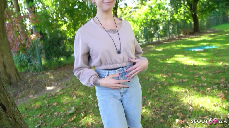German Scout: German Scout - First Anal Creampie Sex for Tiny Teen Julia...