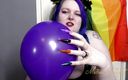 Mxtress Valleycat: Balão arranhando provocação