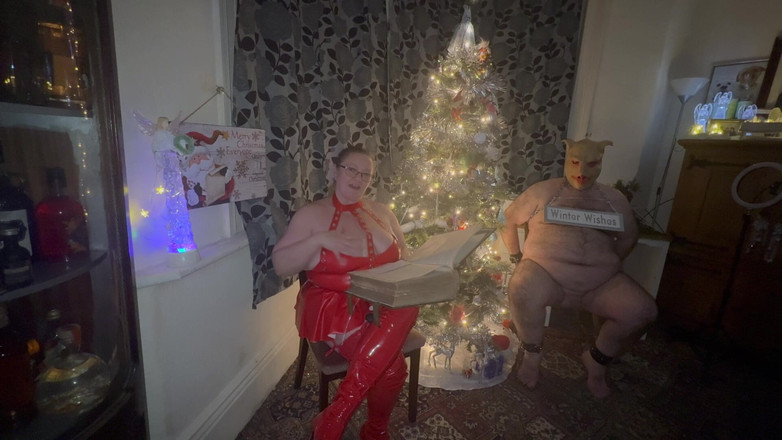 Aaexperiencesltd: L’histoire de Noël de Mme Kinkmas avec la truie de...