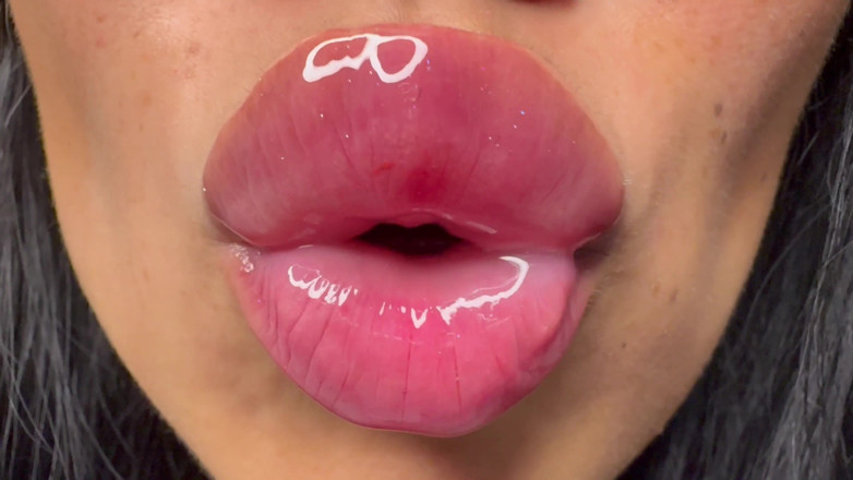 Asmr_mouth: น้ำเงี่ยนขาวยาวๆ เป็นลิปกลอสให้ฉัน