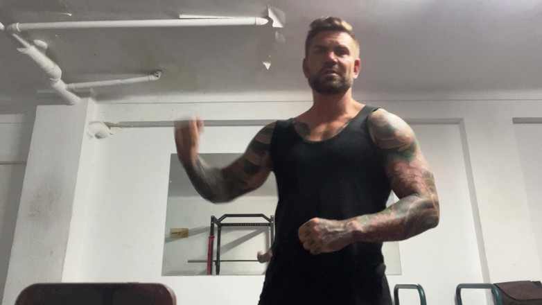 Juan Lucho Gay: Dirty in the Gym After Training