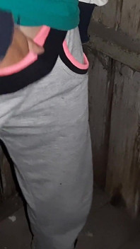 I Caught My Neighbor Masturbating in the Toilet on the Street and I Joined Her - Lesbian-illusion