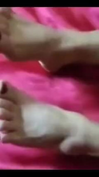 Sega con i piedi feticcio