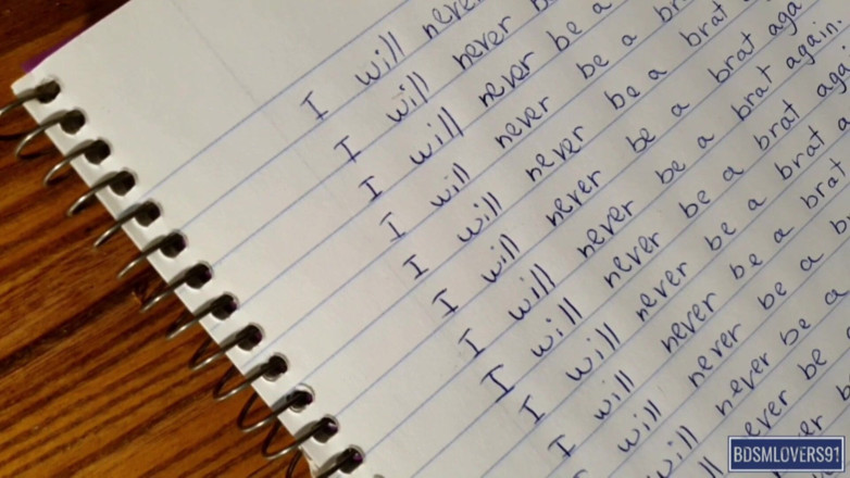 Bdsmlovers91: A Lesson in Obedience for a Bratty Student - Colored Version