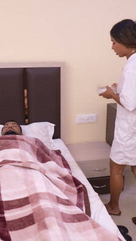 Upon Seeing Her Patient's Long Penis, the Nurse Decided She Wanted to Have Sex with Him.