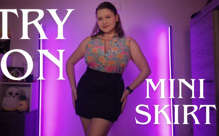 Tina Angel: Skirt mini pejabat Percubaan Curvy Fit Check