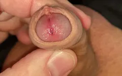 Foreskin Play Small Juicy Cock