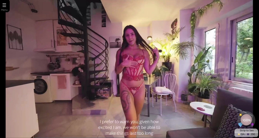 Qwinky: Zkuste svést a šukat Venus Rey v této interaktivní porno hře