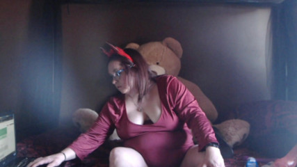 SexyNEBBW: 性感的胖美女万圣节直播