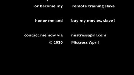Mistress April: Dominatrix mistress April the ceremony