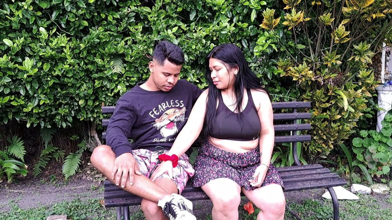 Jocelyn: Mature Big Ass Rides My Cock in the Park