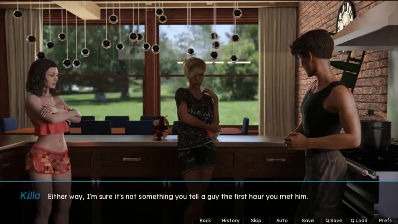 Visual Novels: Sommar doft del 7 (styvsyster väg)