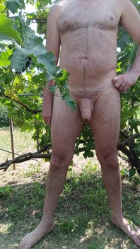 Abspritzen in der natur
