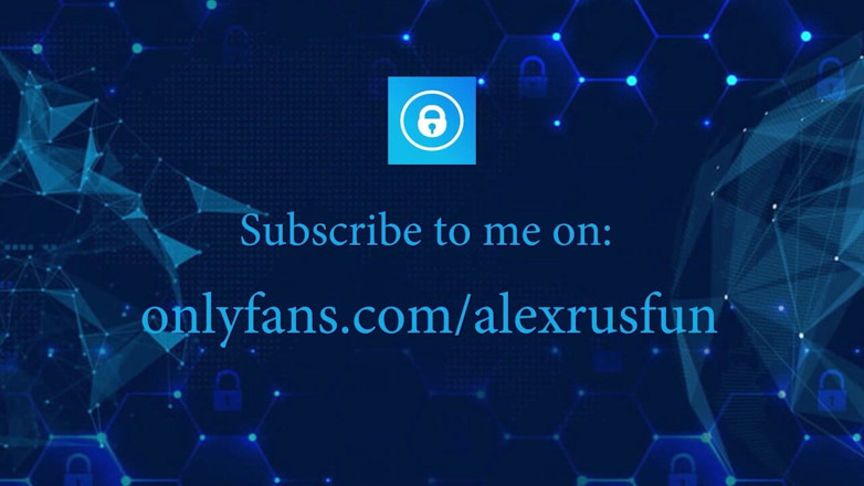 AlexRusFun: 침대에서 자지를 따먹는 핫한 러시아 남자