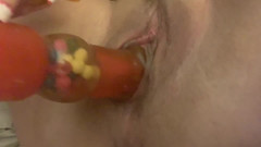 Amys Playtime7: Králičí dildo mi pomáhá stříkat