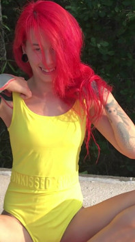 Topless Sunbaths Are Very Important for a Good Start of a Day