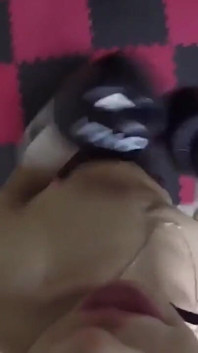 펀칭 백으로 싸운 후 따먹기