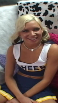 Cute cheerleader gets picked up and slammed by hard cock