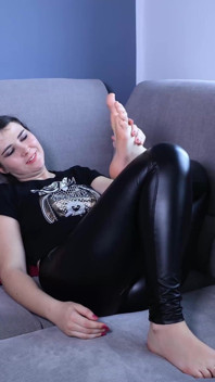 Self Foot Worship with Bunny's Big Feet