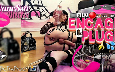 VaneSsa BiTCHx: Filmxlive 3juin24 Lovense Travsexy Encagee ve Pluggee Prete a Etre Remplie...