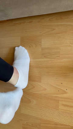 Feet: Bílé ponožky