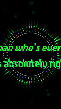 I Wouldn’t Touch You if You Were the Last Man on Earth.