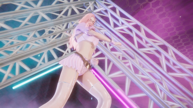 3D-Hentai Games: Bacio viola - la nerd Seraphine e il sexy spogliarello di...