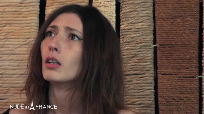 Nude in France: Sexy small titted 30 yo brunette slut gets her ass pounded...