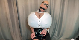 TheBustySasha: Celé video Svázalo mě! Rozšíření prsou
