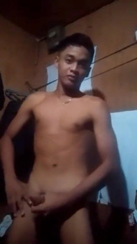 Filipino Twink Gets Covered in Hot Sticky Cum