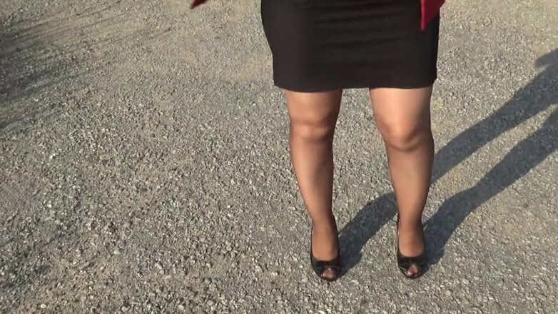 Nylon-Heels: Stil de afaceri - doamnă sexy