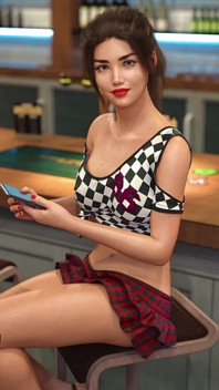 Lust academy 8 - Джеймс отримує пропозицію про роботу за сумісництвом в кафе академії