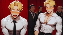 Parte 2. Il bar gay ha uno spettacolo di sesso dal vivo con femboy e giovani uomini caldi.