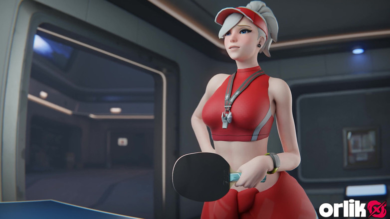 Orlikx: Mercy’s Tennis Match - Tight Pussy on the Line Vs BBC - 3D...