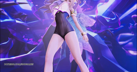 3D-Hentai Games: Kara - toro di Ahri spogliarello kda league of legends sexy...