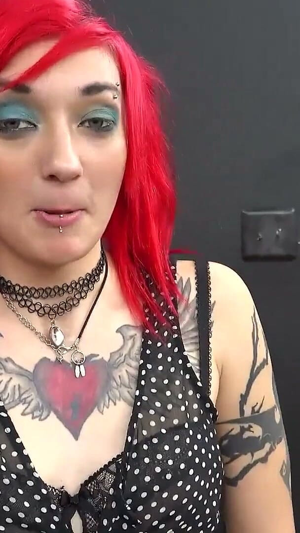 Brand New Amateurs: Jackie Petite Inked Redhead Handjob Into Hungry Deepthroat Swallow!