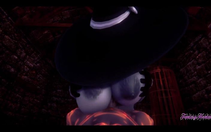 Yaoitube: Resident Evil Hentai 3D - POV Lady Dimitresku Boobjob och Cowgirl Style...