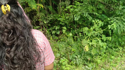 Wonder: 야외에서 교복 레즈를 가진 대학생